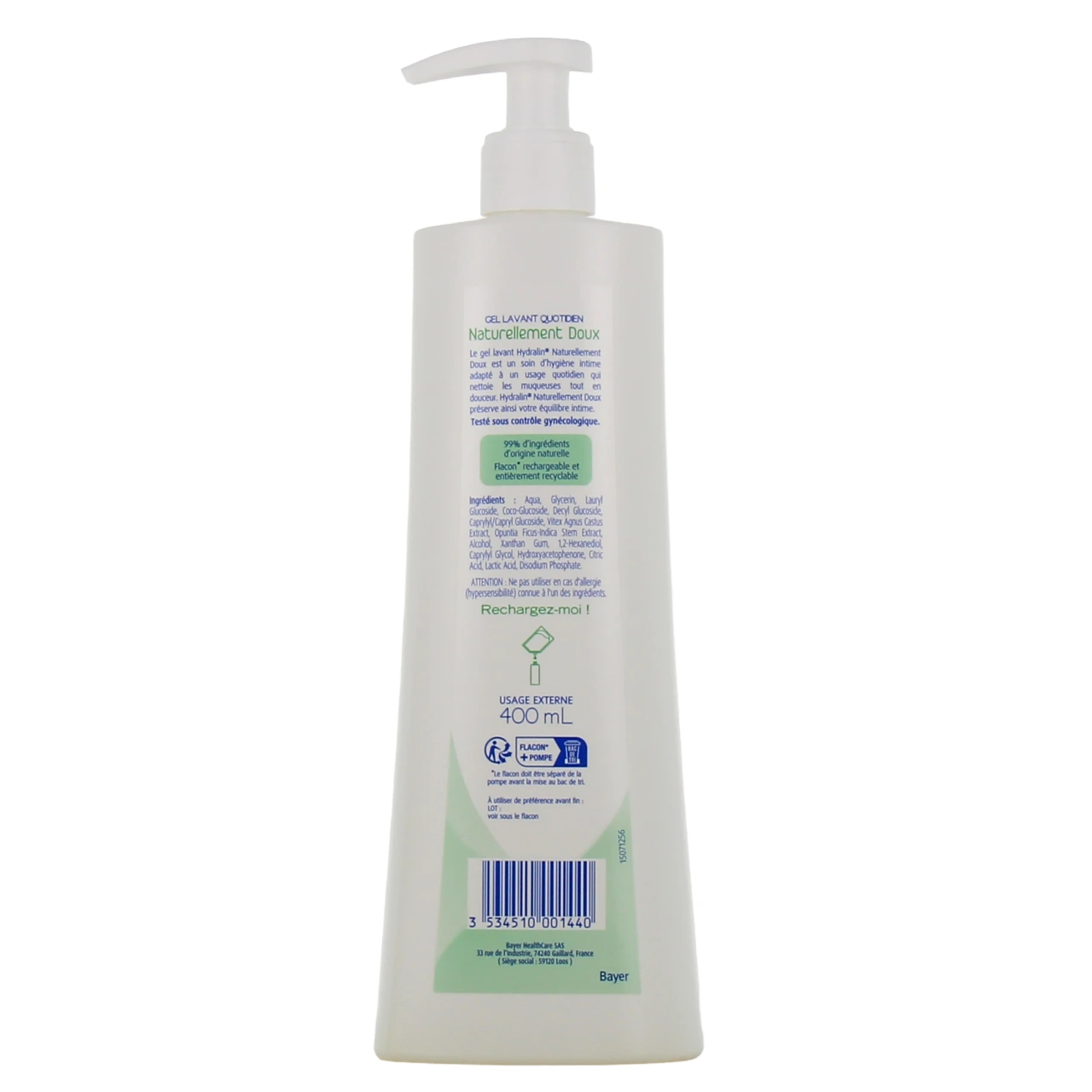 Hydralin Naturellement Doux Gel Lavant Quotidien - Vue 6