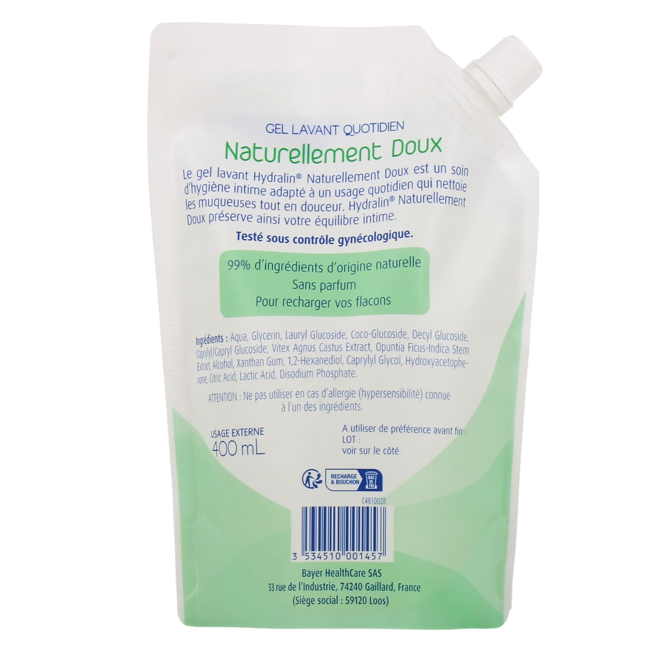 Hydralin Naturellement Doux Gel Lavant Quotidien - Vue 9