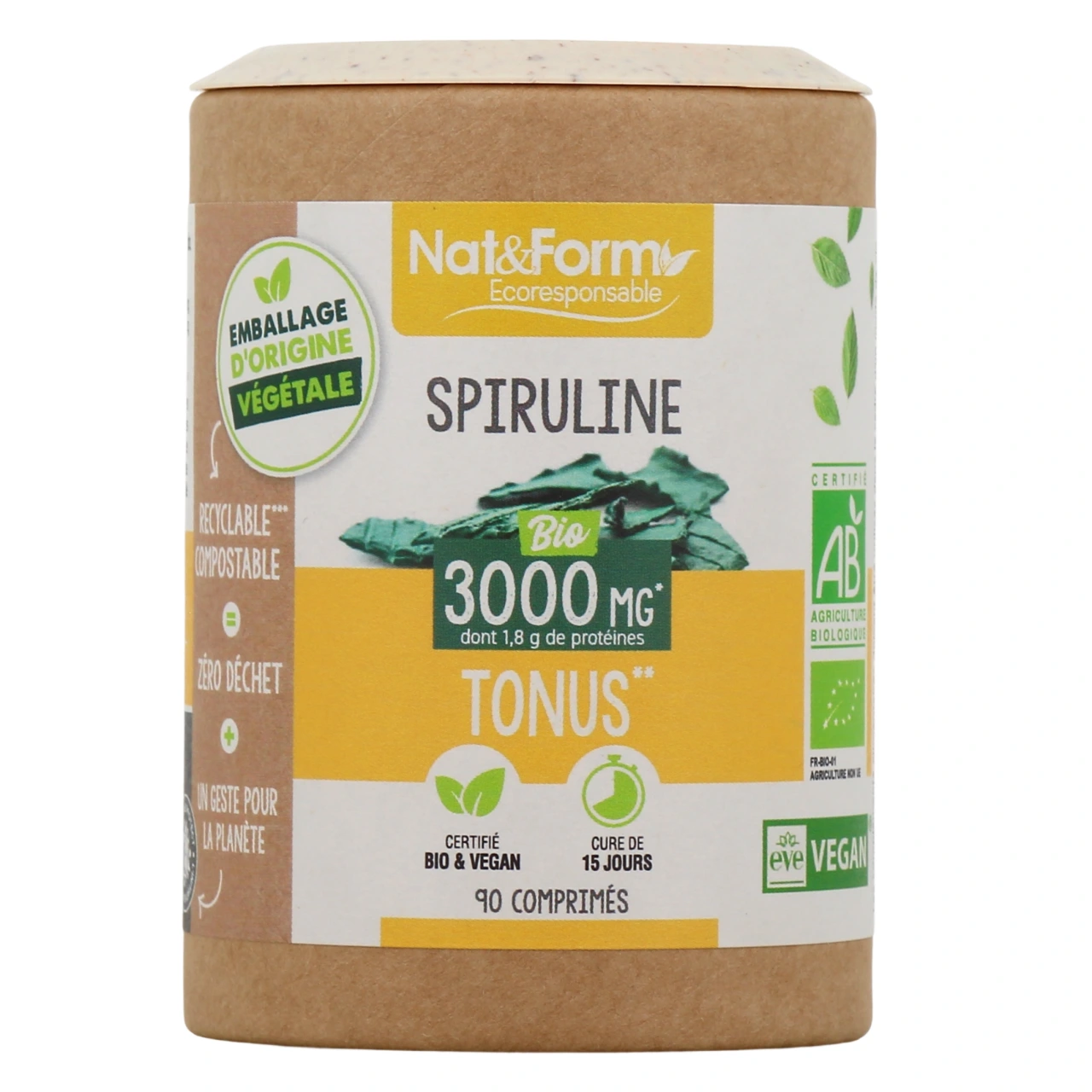 Nat & Form Spiruline Bio - Vue 2
