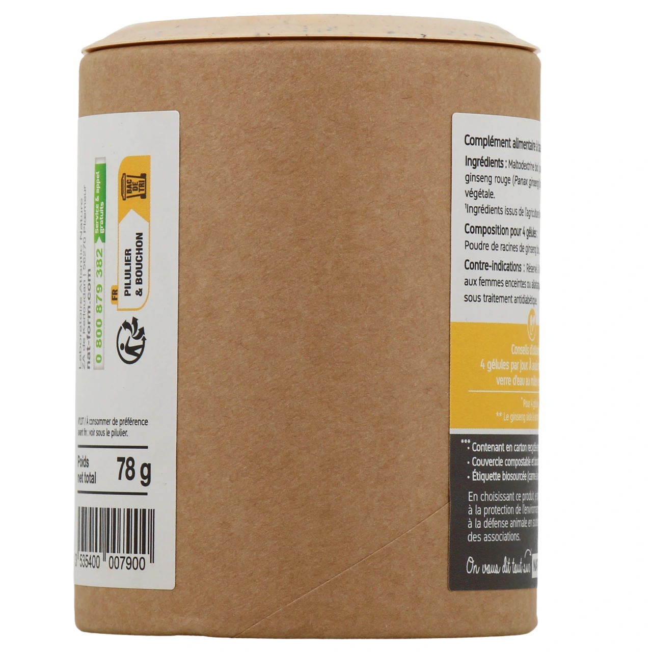 Nat & Form Ginseng Bio - Vue 3