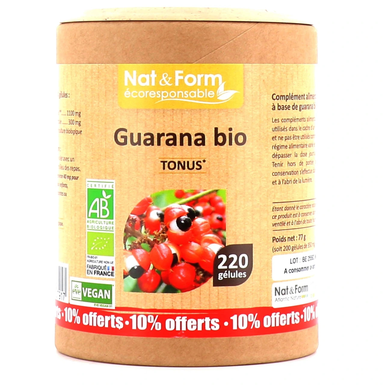 Nat & Form Guarana Bio - Vue 3