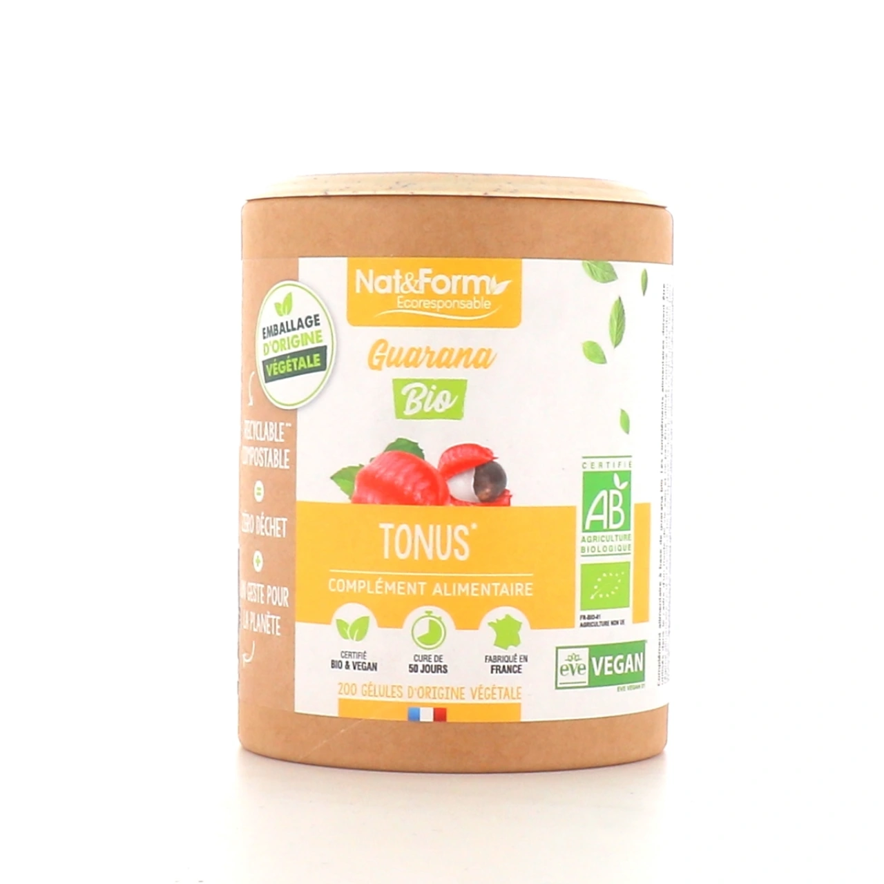 Nat & Form Guarana Bio - Nat & Form