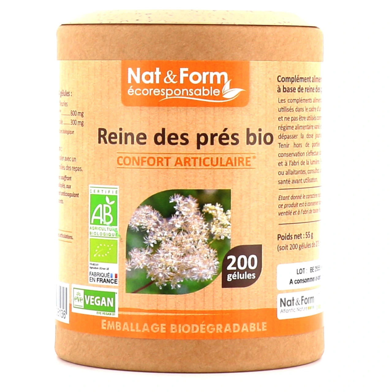 Nat & Form Reine des Prés Bio - Vue 3