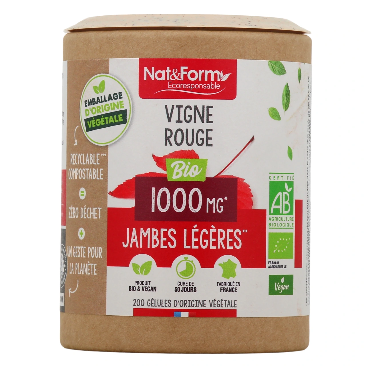 Nat & Form Vigne Rouge Bio - Vue 2