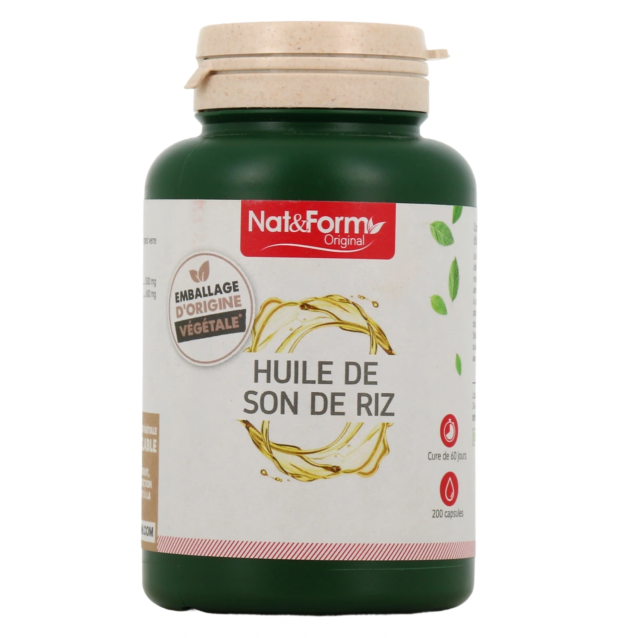 Nat & Form Huile de Son de Riz - Vue 2