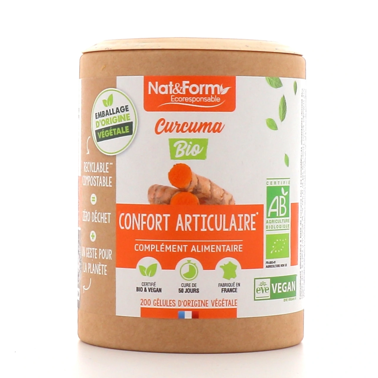 Nat & Form Curcuma Bio Confort Digestif - Vue 7