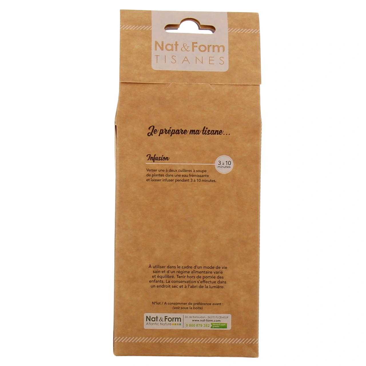 Nat & Form Tisane Bio Feuilles De Framboisier - Vue 3