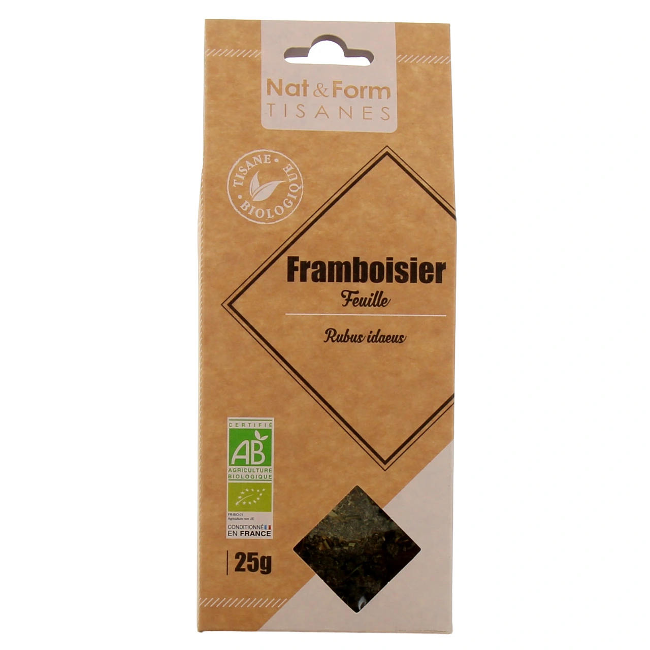 Nat & Form Tisane Bio Feuilles De Framboisier - Vue 2