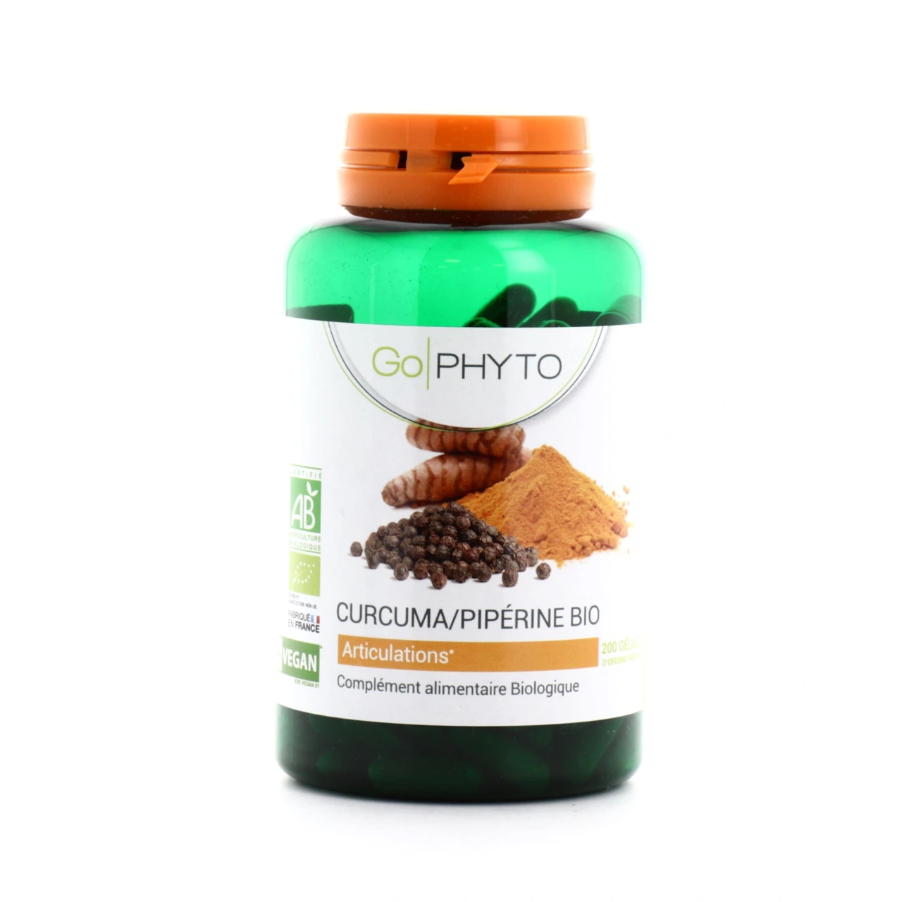 Go Phyto Curcuma Pipérine Bio Articulations - Go Phyto