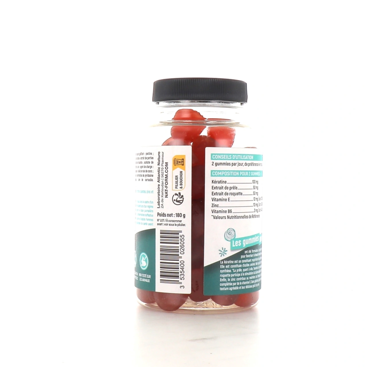 Nat & Form Divin Hair Gummies - Vue 2