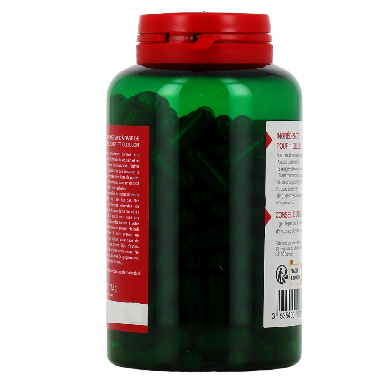 Go Phyto Levure de Riz Rouge/Gugulon Cholestérol - Vue 3