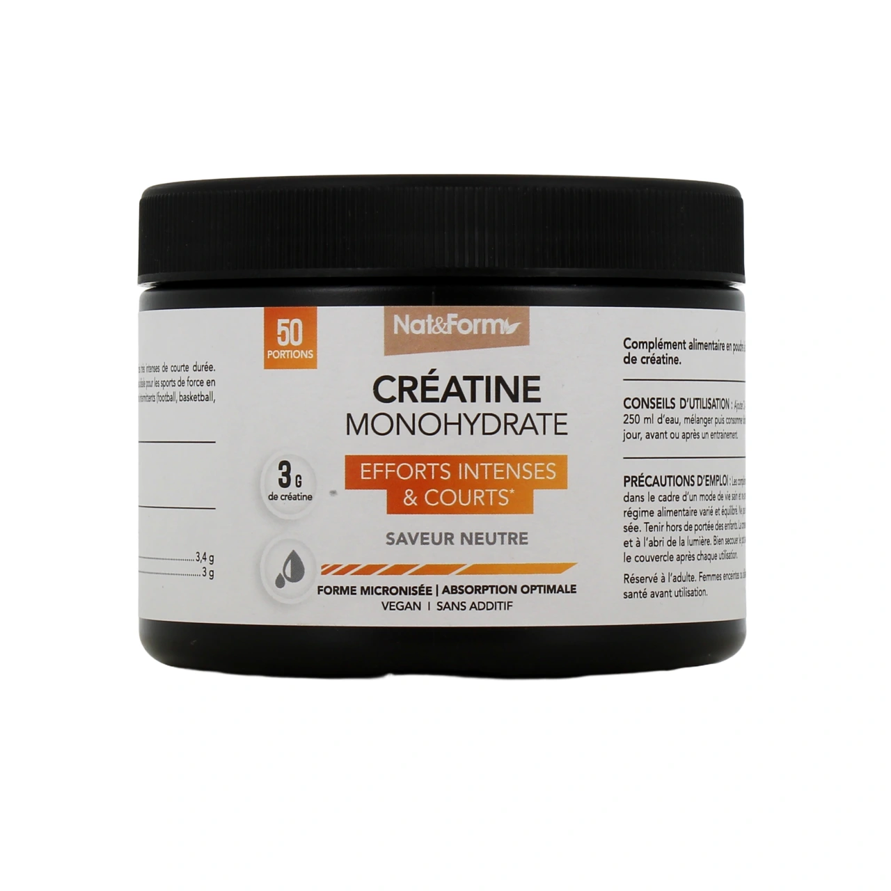 Nat & Form Créatine Monohydrate - Vue 2