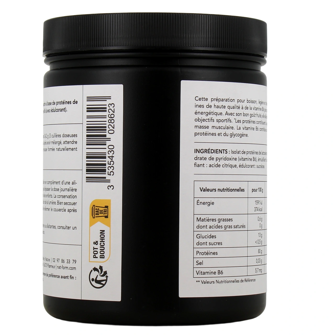 Nat & Form Clear Whey Isolate - Vue 3