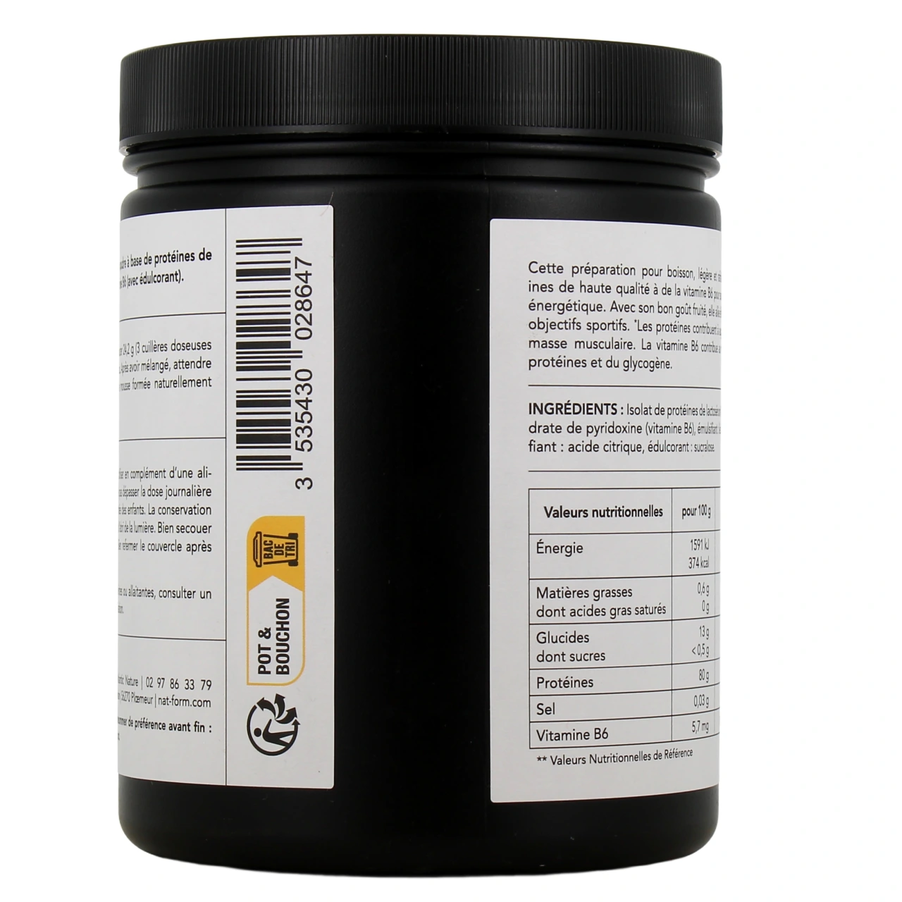 Nat & Form Clear Whey Isolate - Vue 6