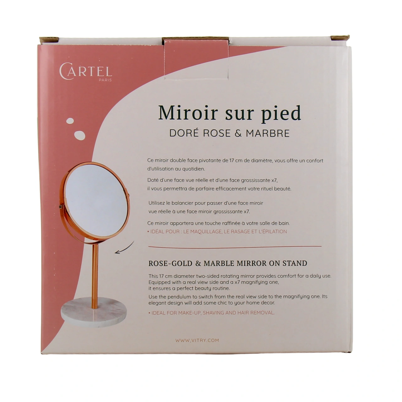 Vitry Cartel Miroir Pied - Vue 3
