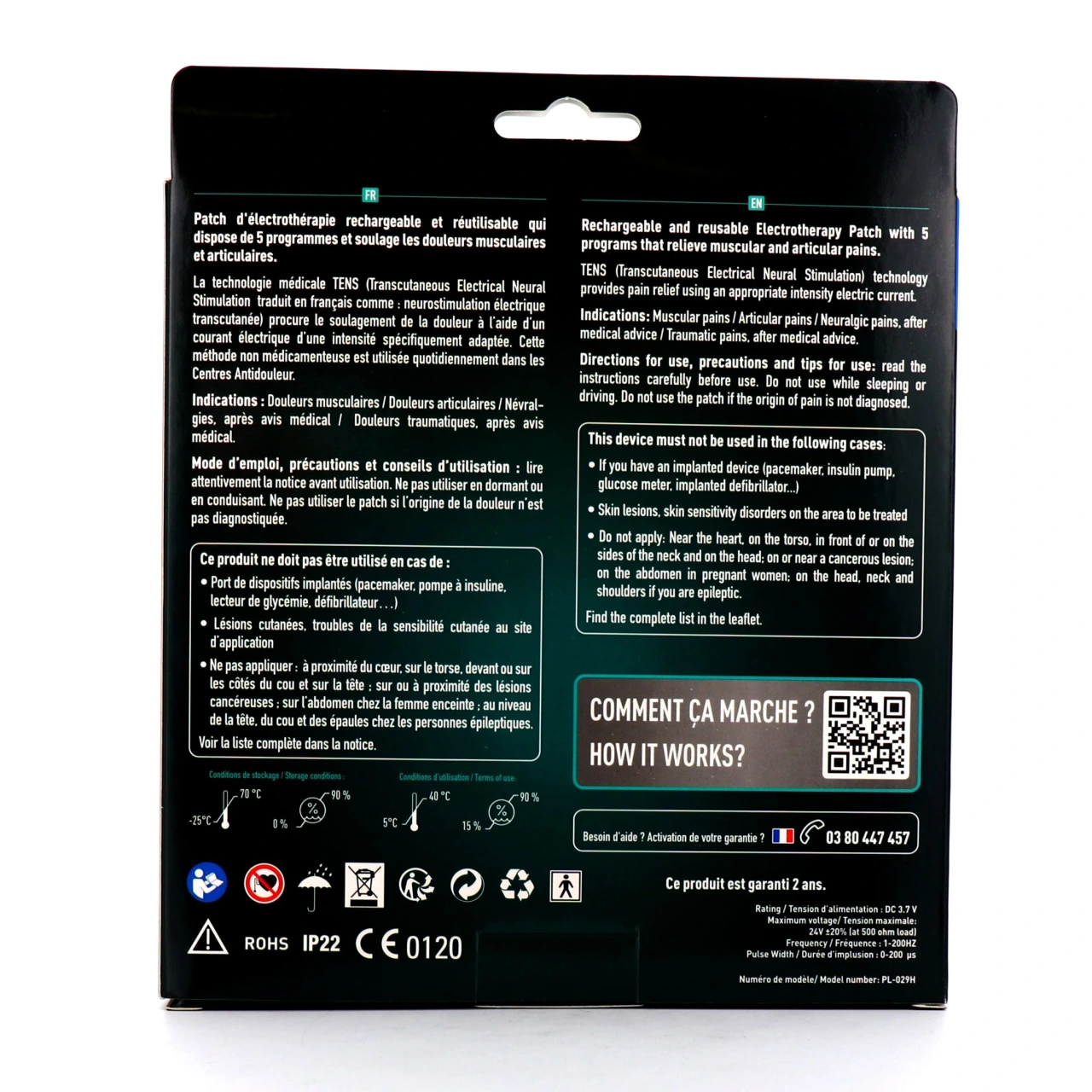 Urgo Patch Tens Mal de dos & douleurs articulaires - Vue 3