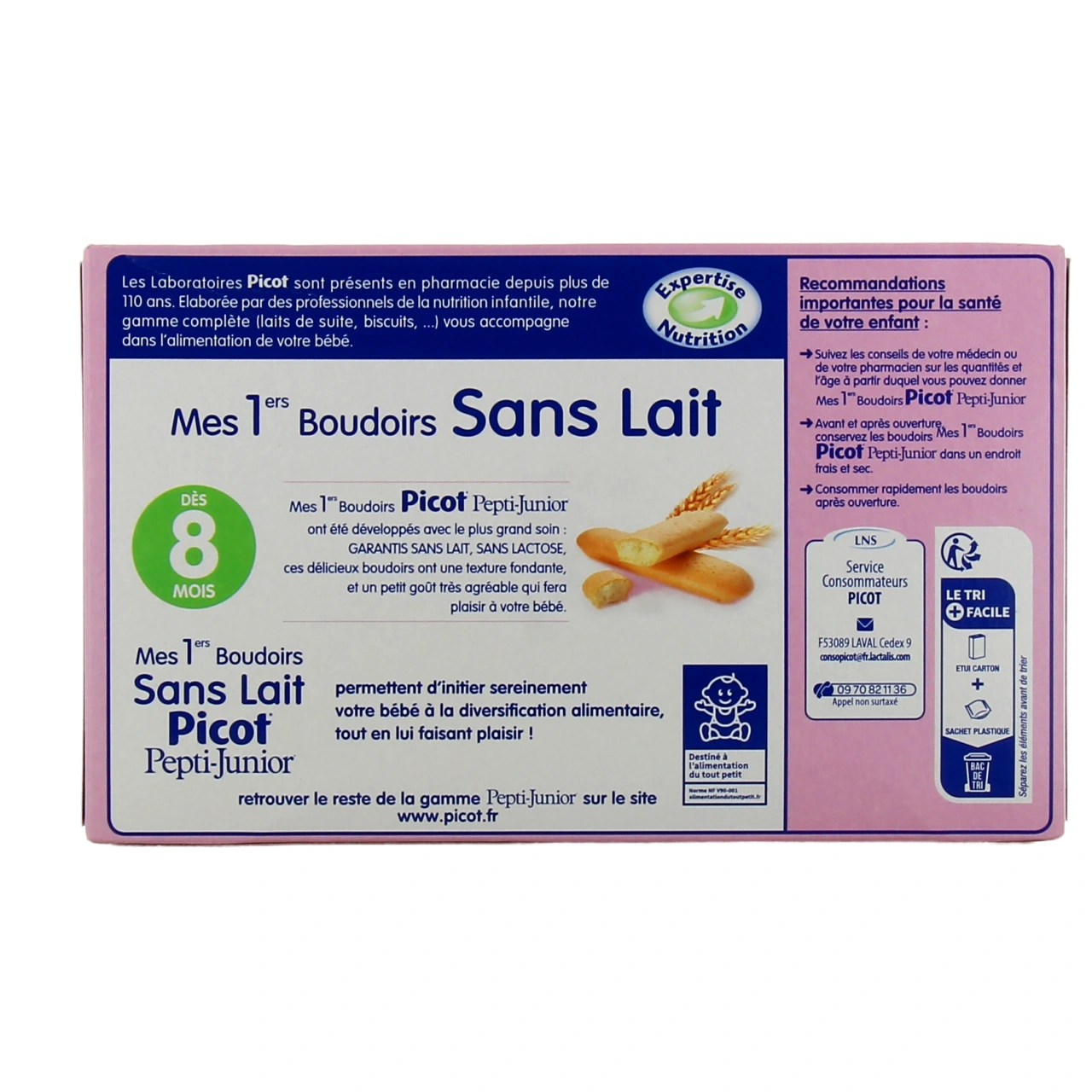 Picot Pepti-Junior Mes 1ers Boudoirs sans Lait - Vue 3