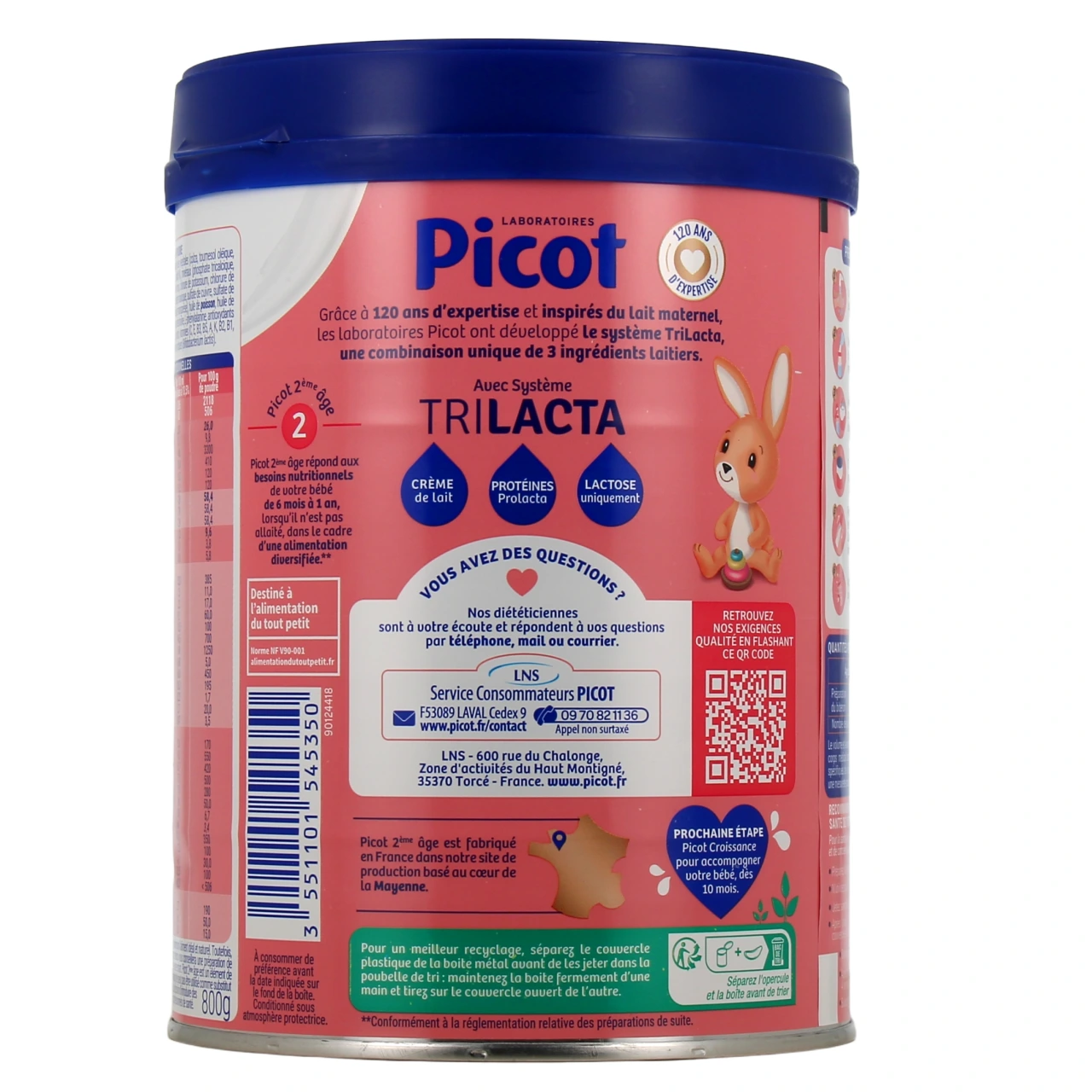 Picot Lait 2eme âge - Vue 3