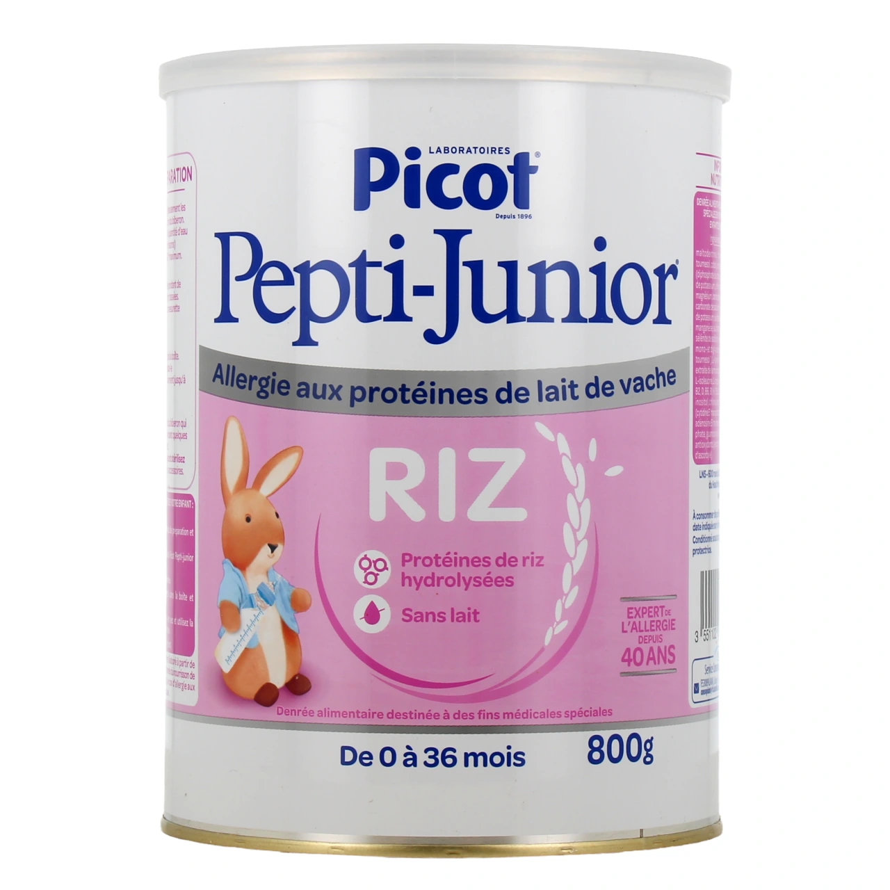 Picot Pepti-Junior Riz Lait 0 à 36 mois - Vue 2