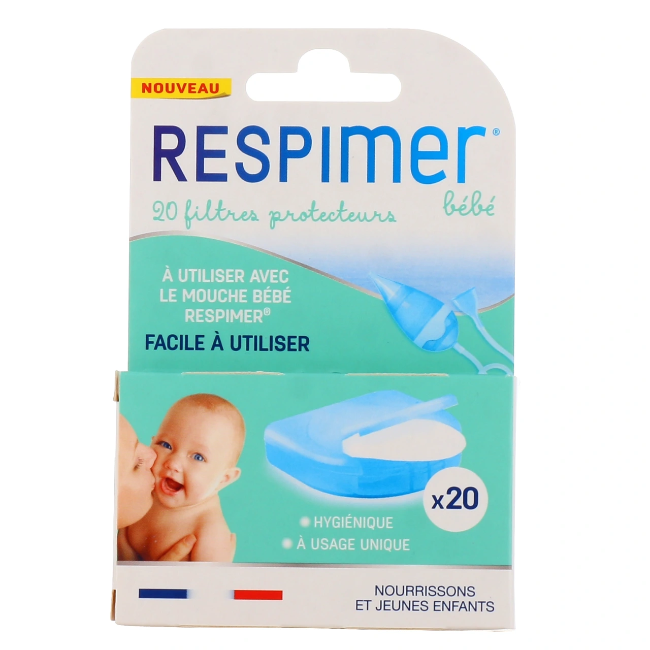 Respimer Recharge Filtres Protecteurs pour Mouche Bébé - Vue 2