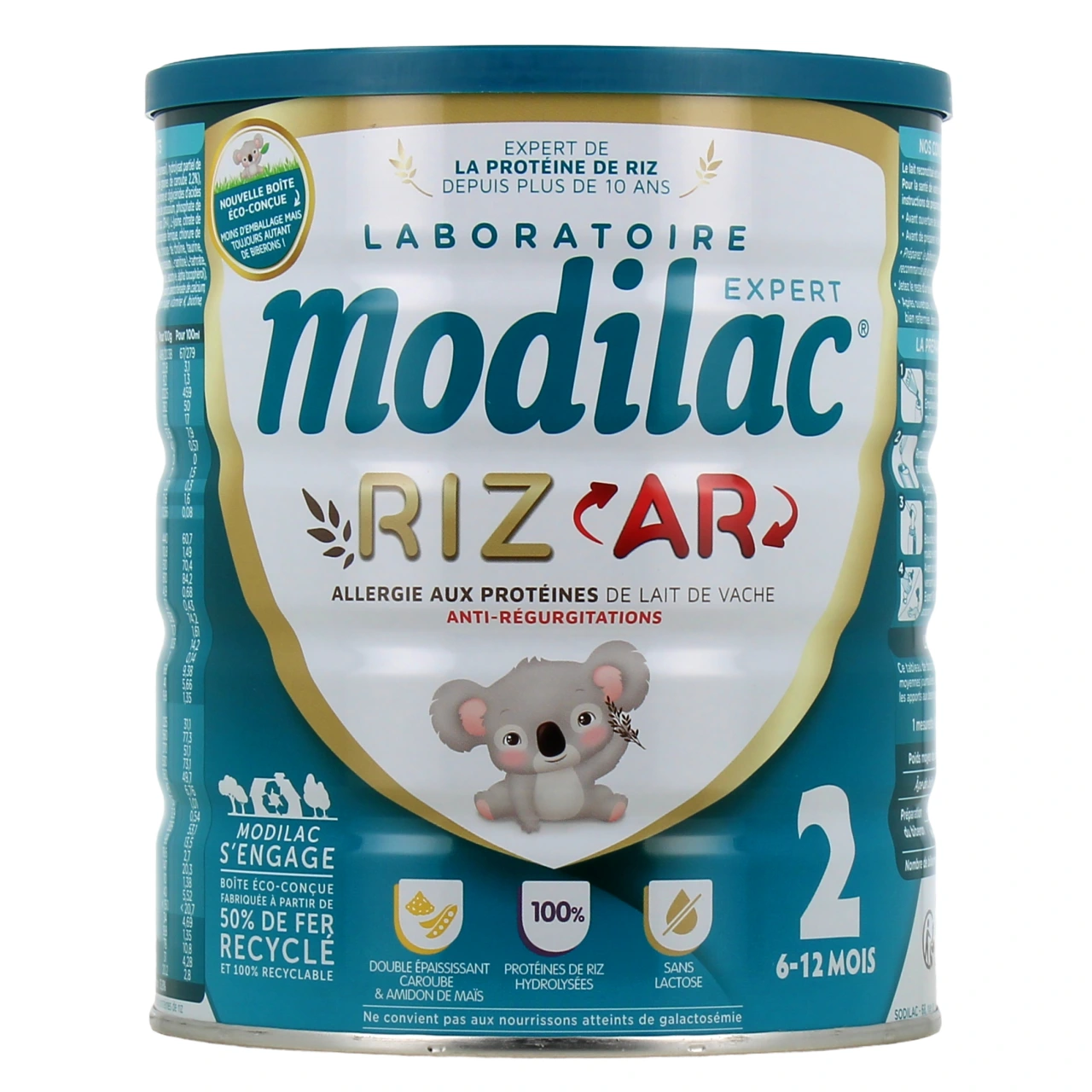 Modilac Expert Riz AR 2 Lait 2ème âge - Vue 2