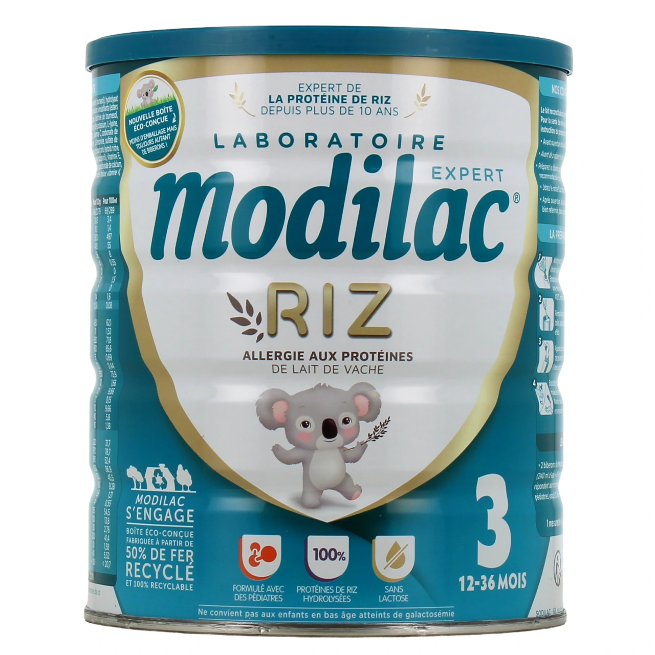 Modilac Expert Riz Lait 3ème âge - Vue 2