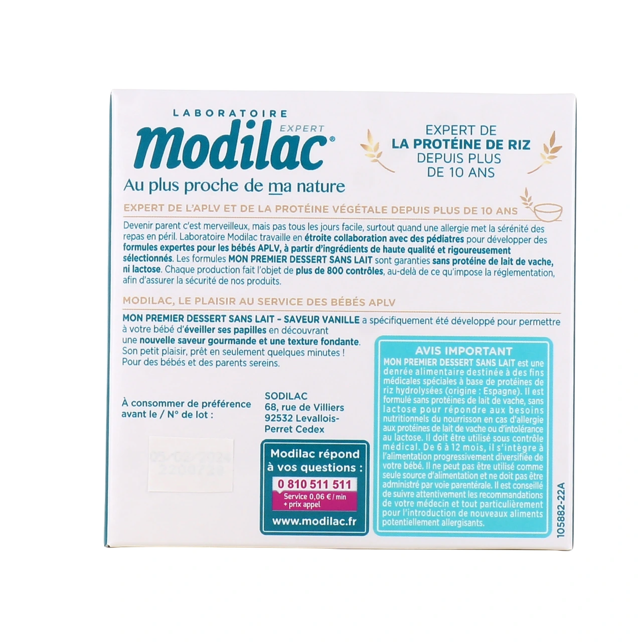 Modilac Mon 1er Dessert Sans Lait - Vue 7