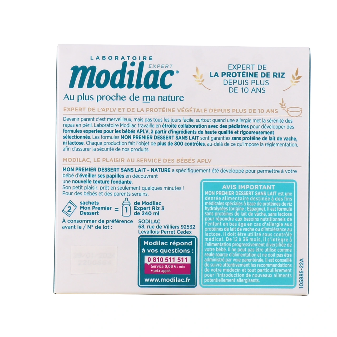 Modilac Mon 1er Dessert Sans Lait - Vue 15