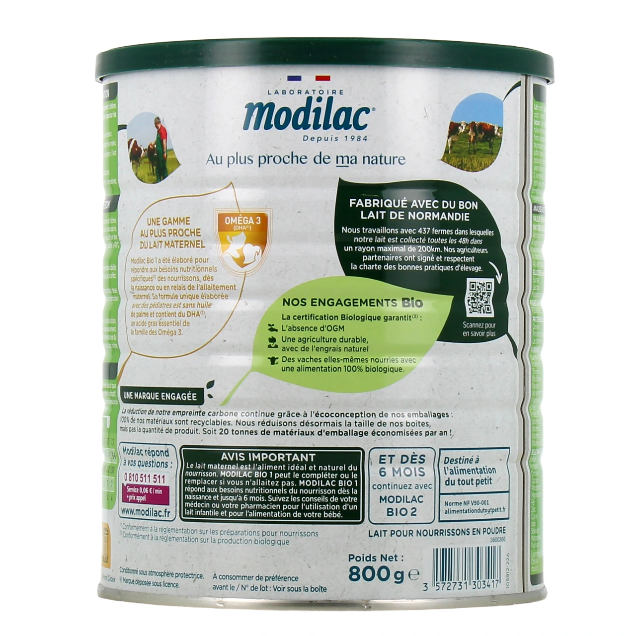Modilac Bio LF+ Lait 1er âge - Vue 3