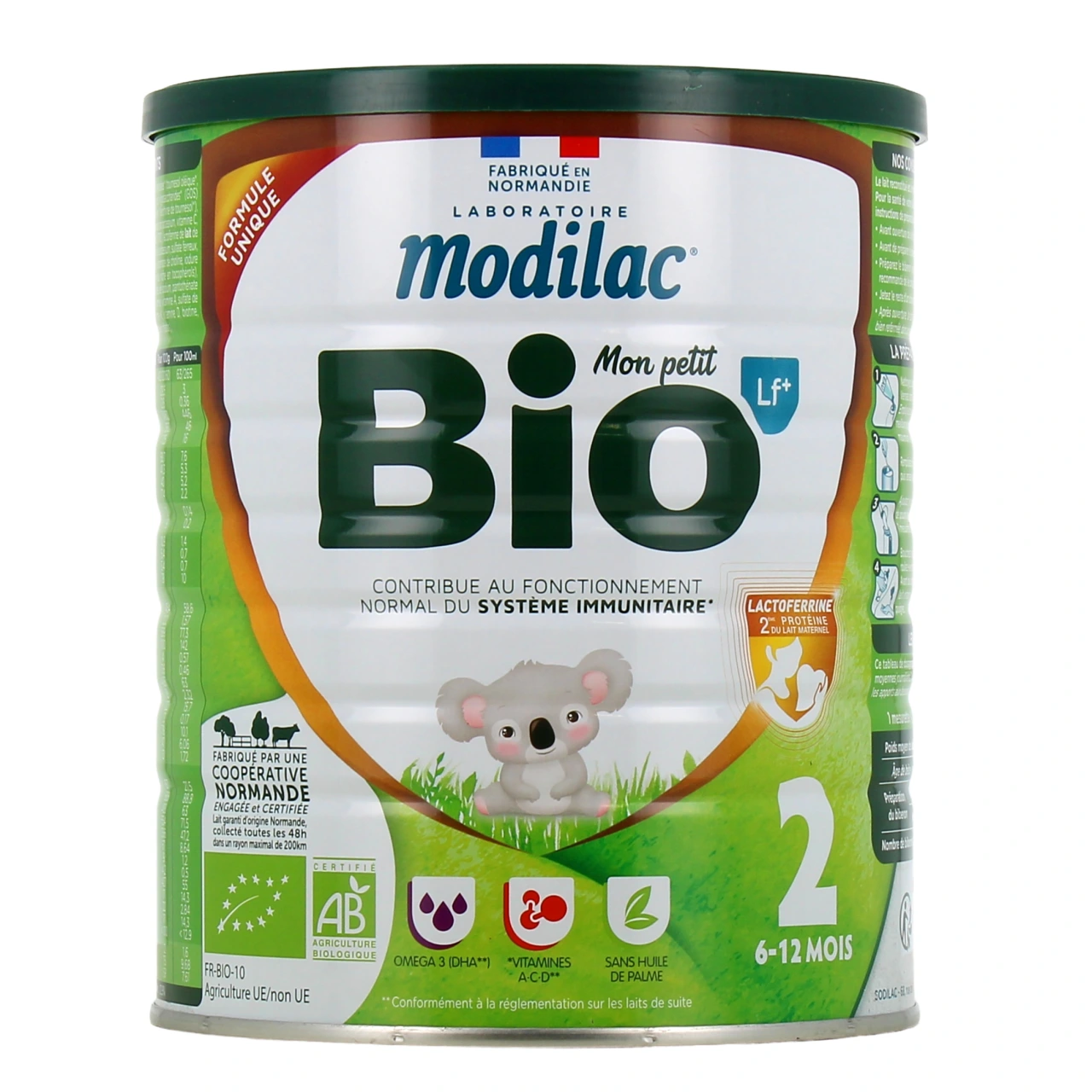 Modilac Bio LF+ Lait 2ème âge - Vue 2