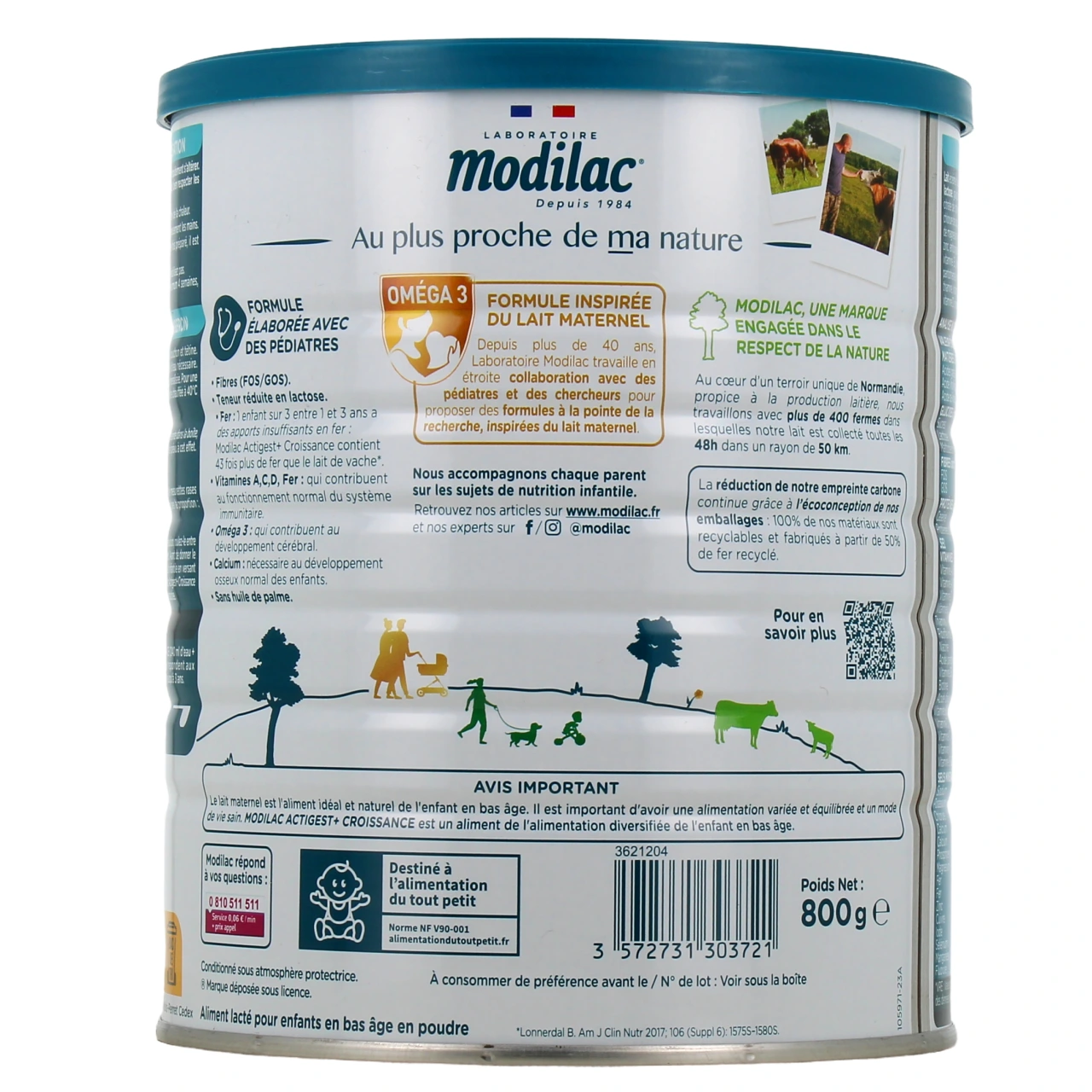 Modilac Actigest+ Croissance 3 Lait 12-36 Mois - Vue 3