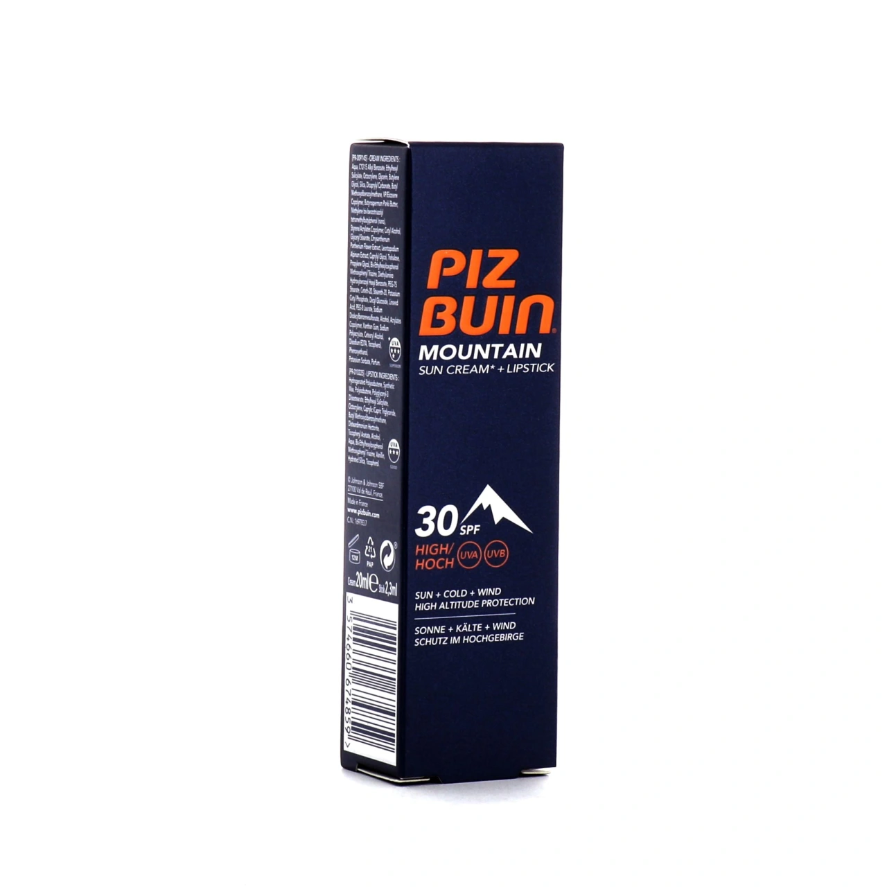 Piz Buin Mountain Crème Solaire Visage avec Stick Lèvres - Piz Buin