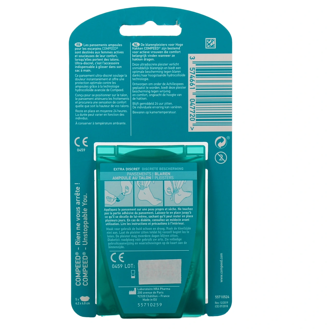 Compeed Pansements Ampoules Talons Spécial Escarpins - Vue 3