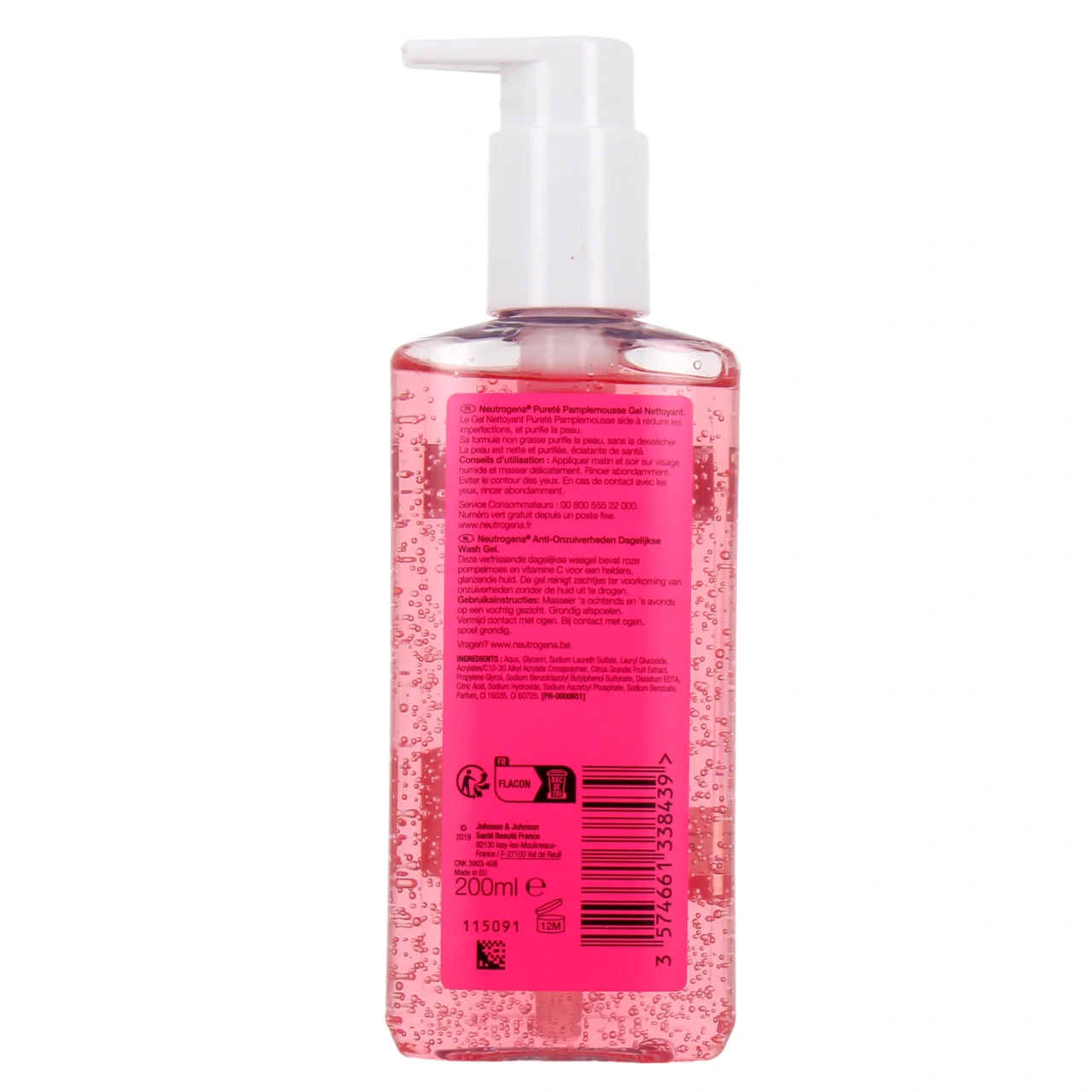 Neutrogena Pureté Pamplemousse Gel Nettoyant - Vue 3