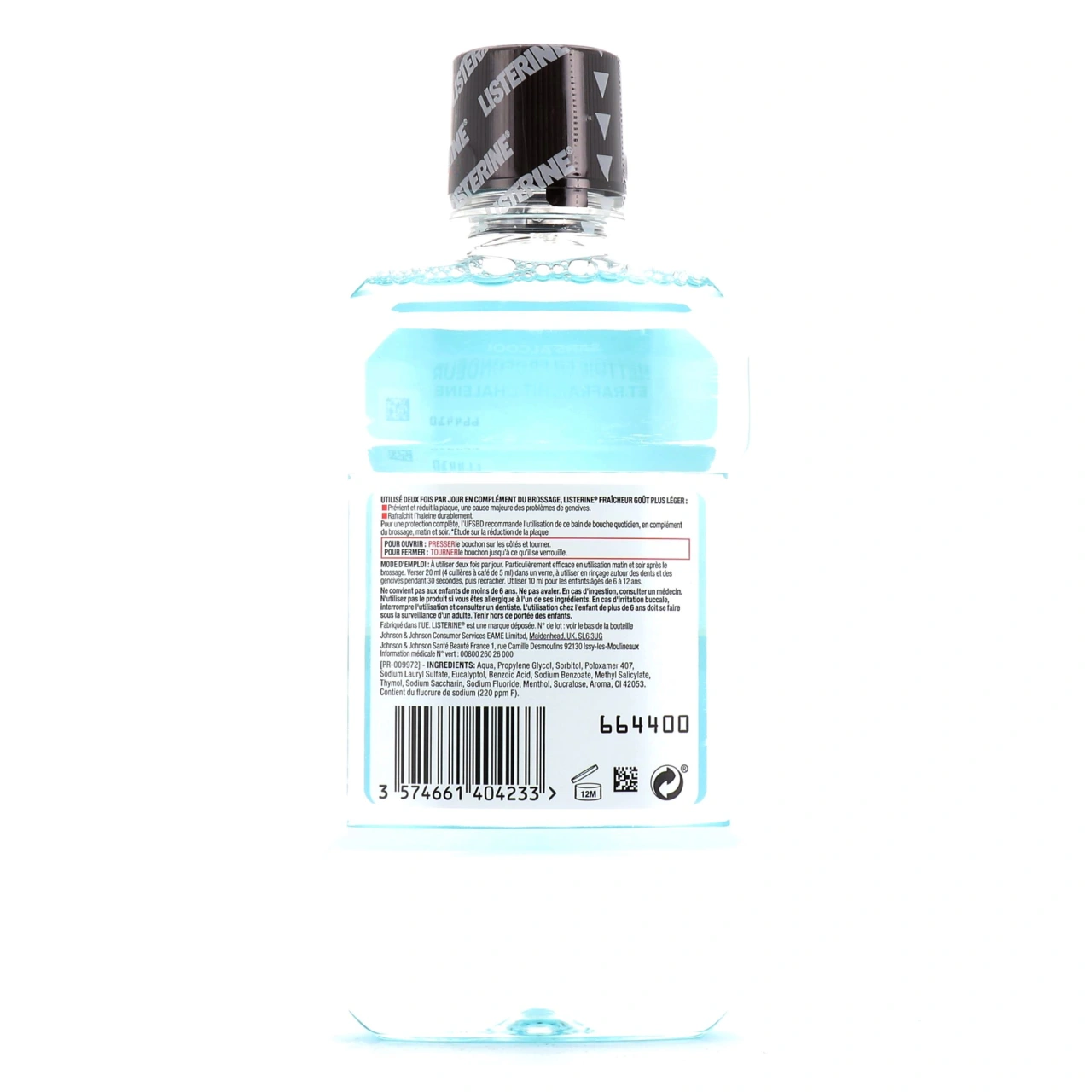 Listerine Bain de Bouche Fraîcheur Goût Plus Léger - Vue 2