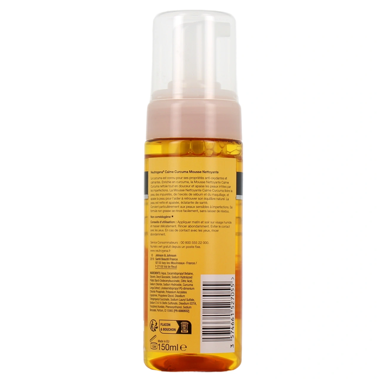 Neutrogena Calme Curcuma Mousse Nettoyante - Vue 3