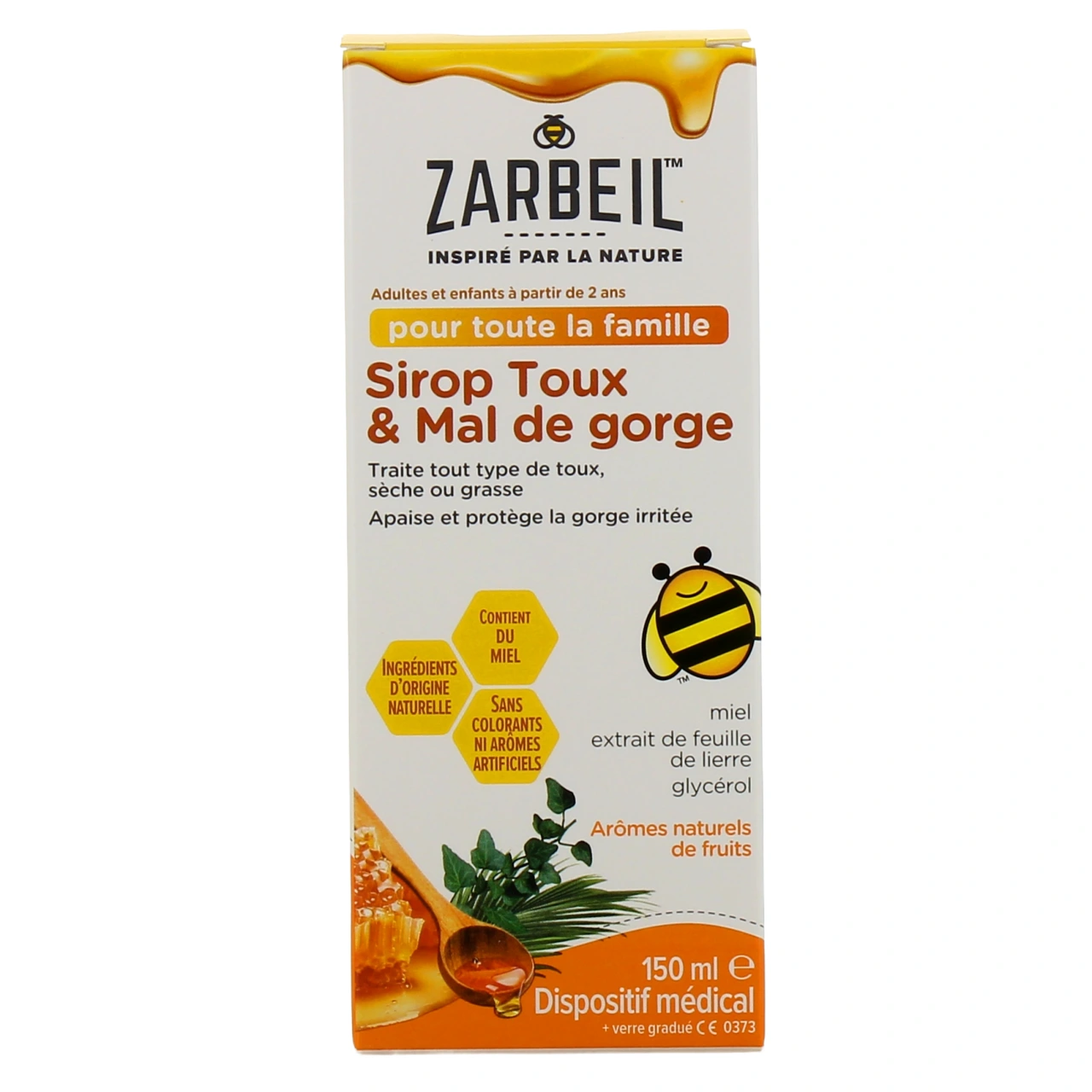 Zarbeil Sirop Toux et Mal de Gorge - Vue 2
