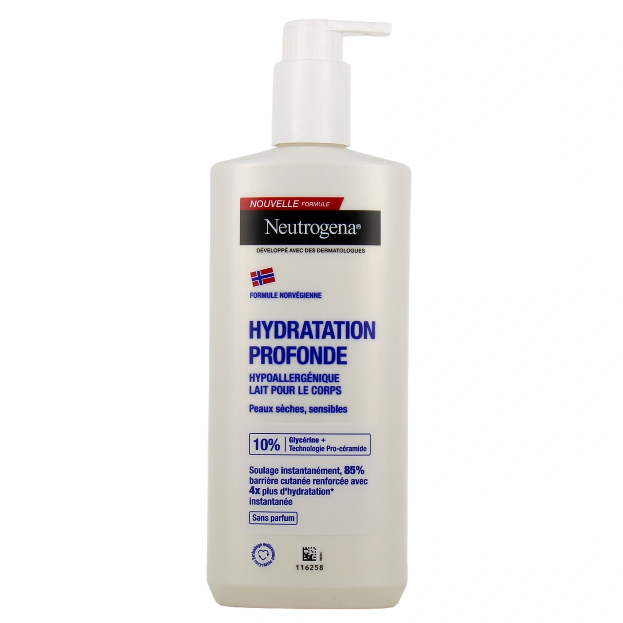 Neutrogena Hydratation Profonde Lait pour le Corps Hypoallergénique - Vue 2
