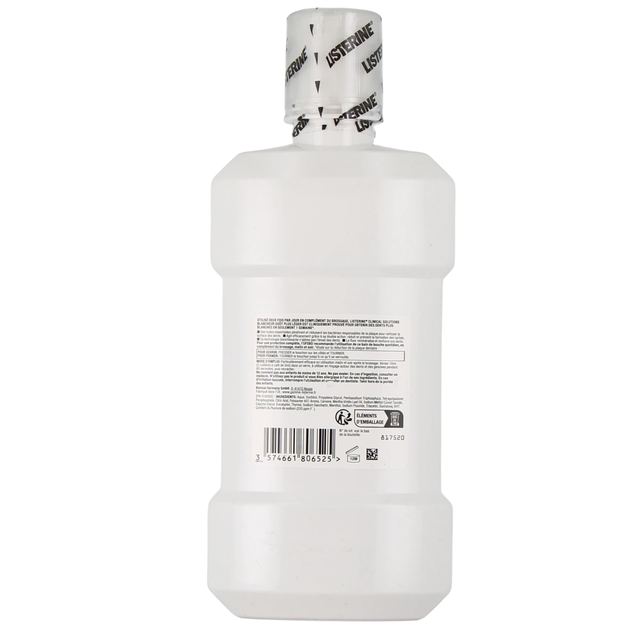 Listerine Bain de Bouche Blancheur - Vue 3