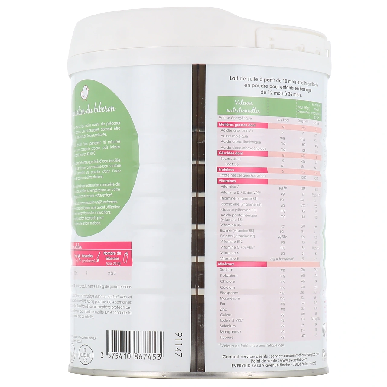 Lait en poudre Bio Everymilk - Vue 6
