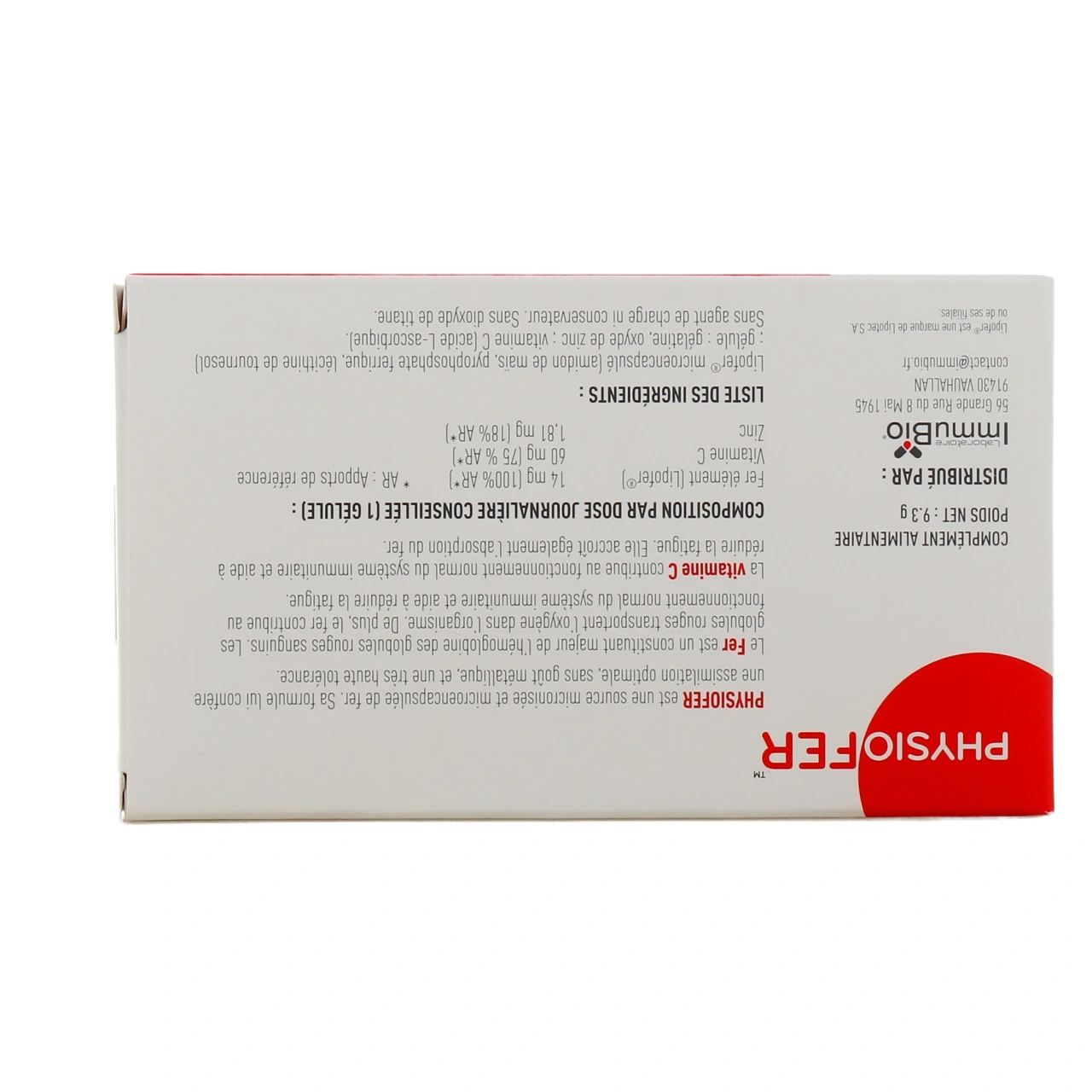 Immubio PhysioFer Adultes - Vue 6