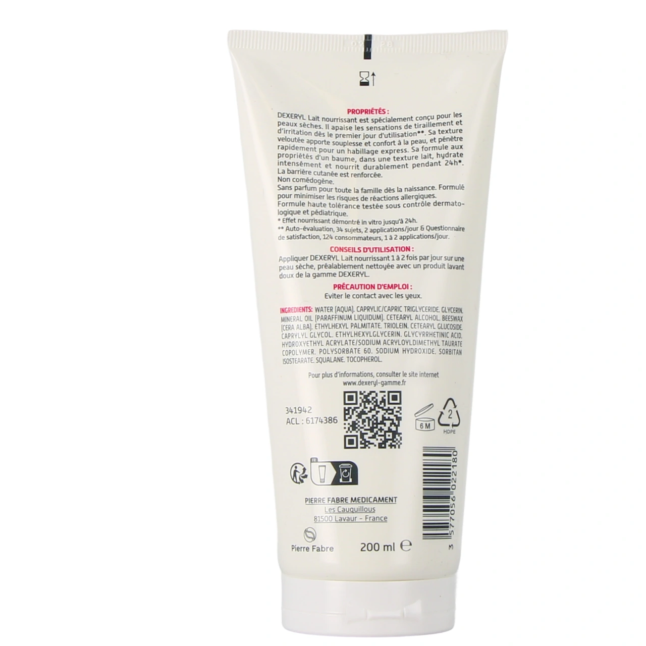 Dexeryl Essentiel Lait Riche Nourrissant - Vue 3
