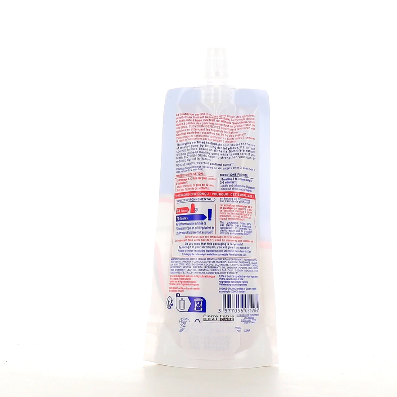 Elgydium Dentifrice Bio Gencives Sensibles - Vue 2