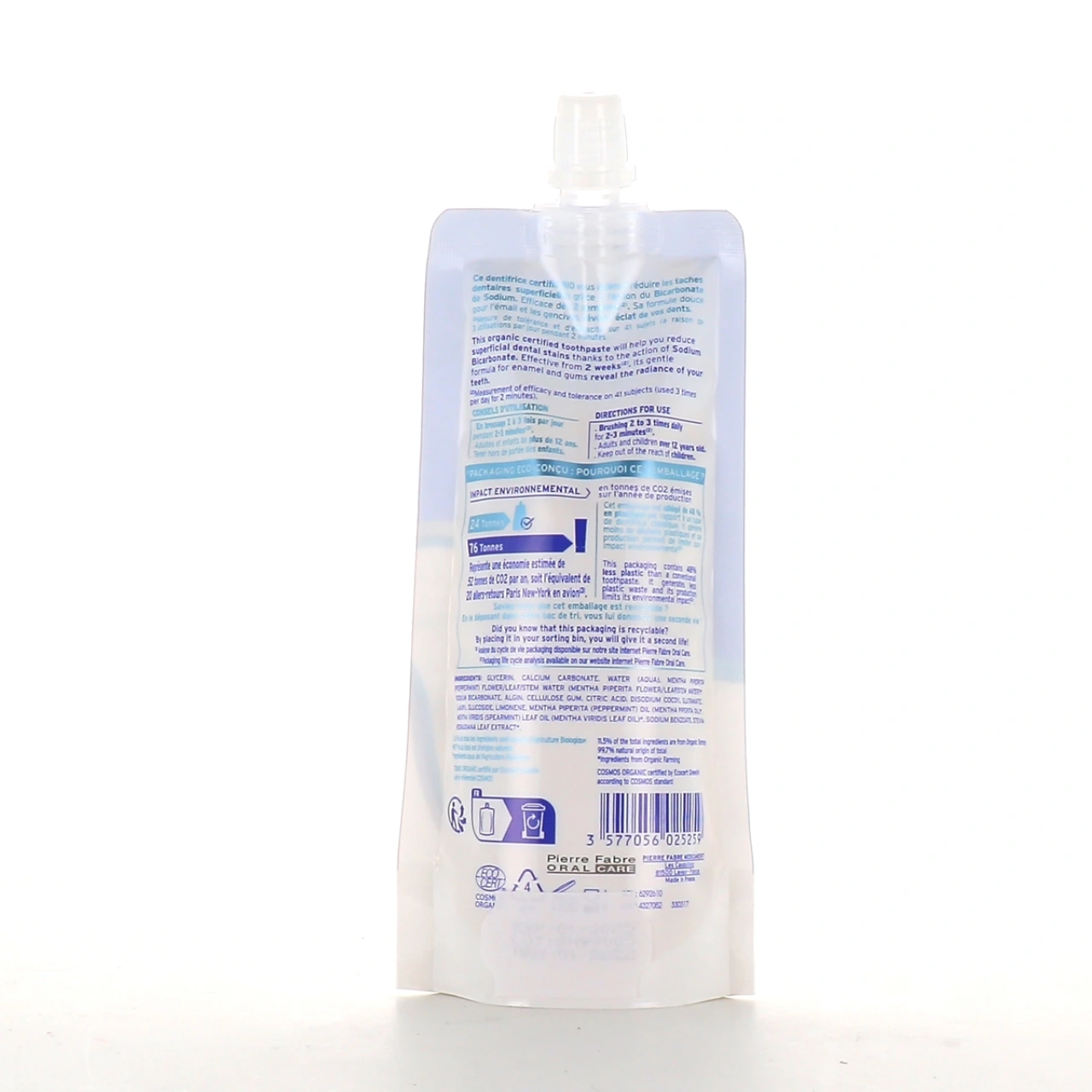Elgydium Dentifrice Bio Blancheur - Vue 2
