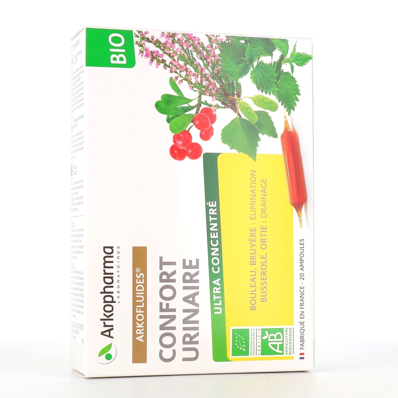 Arkofluides Confort Urinaire BIO 20 ampoules - Vue 2