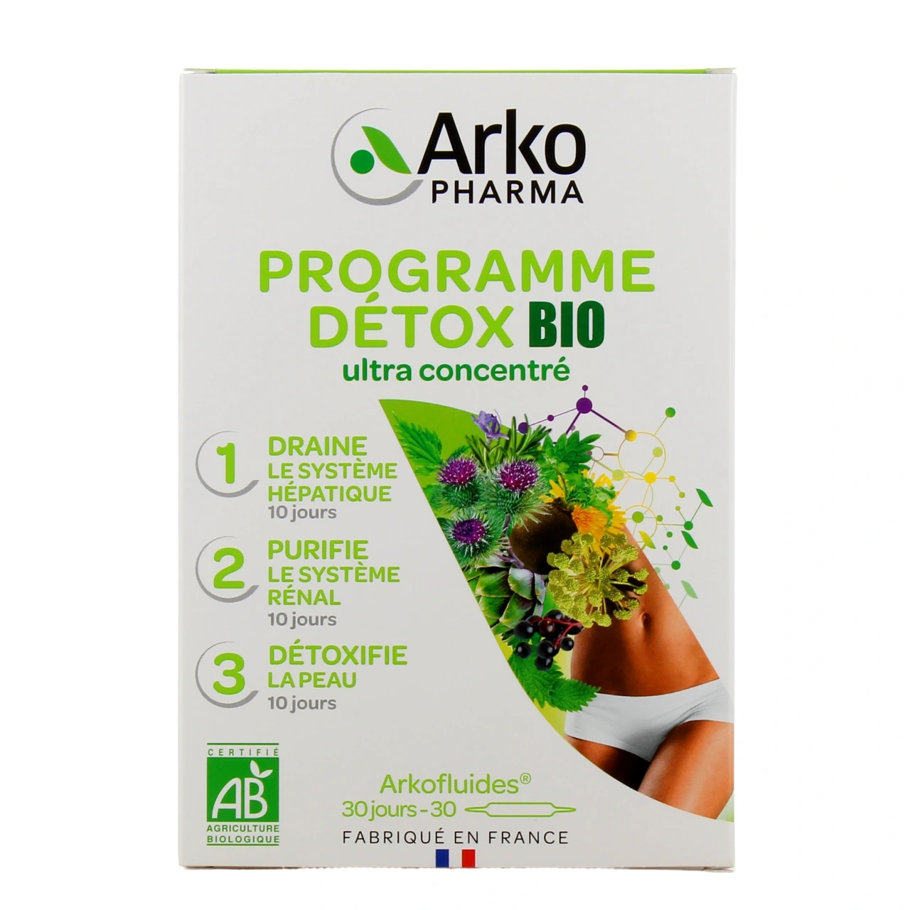 Programme Détox 30 jours Triple Action 30 ampoules - Vue 2
