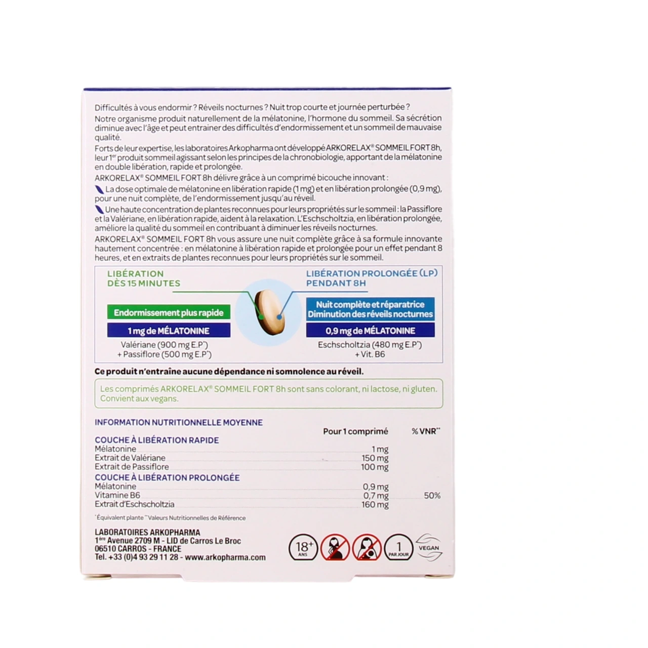Arkorelax Sommeil Fort 8h - Vue 3