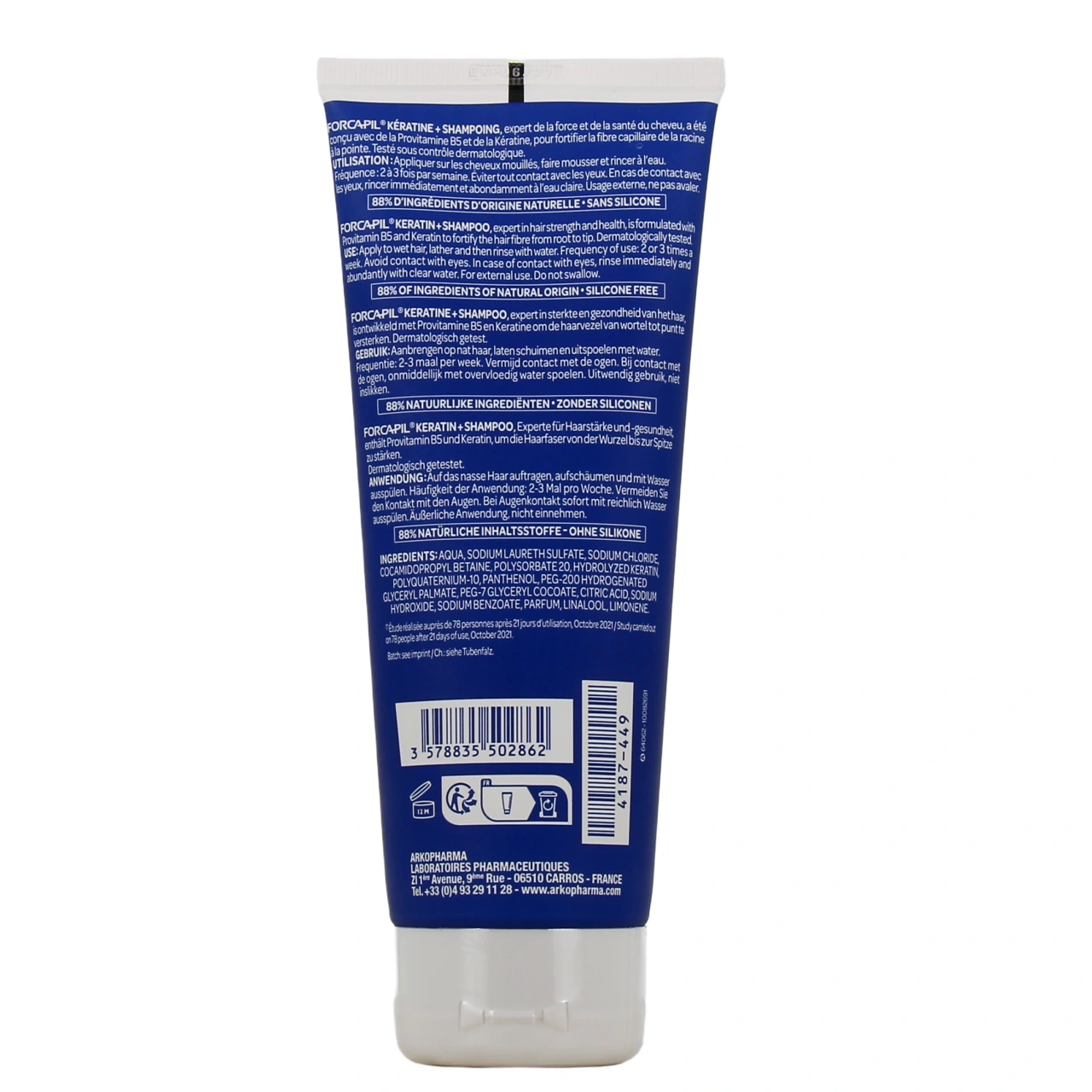 Forcapil Shampooing Réparation Kératine + - Vue 3