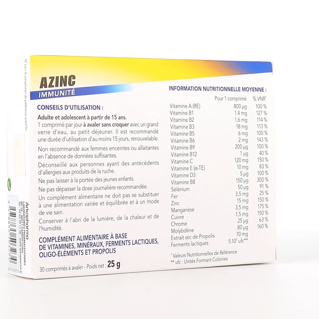 Azinc Immunité - Vue 4