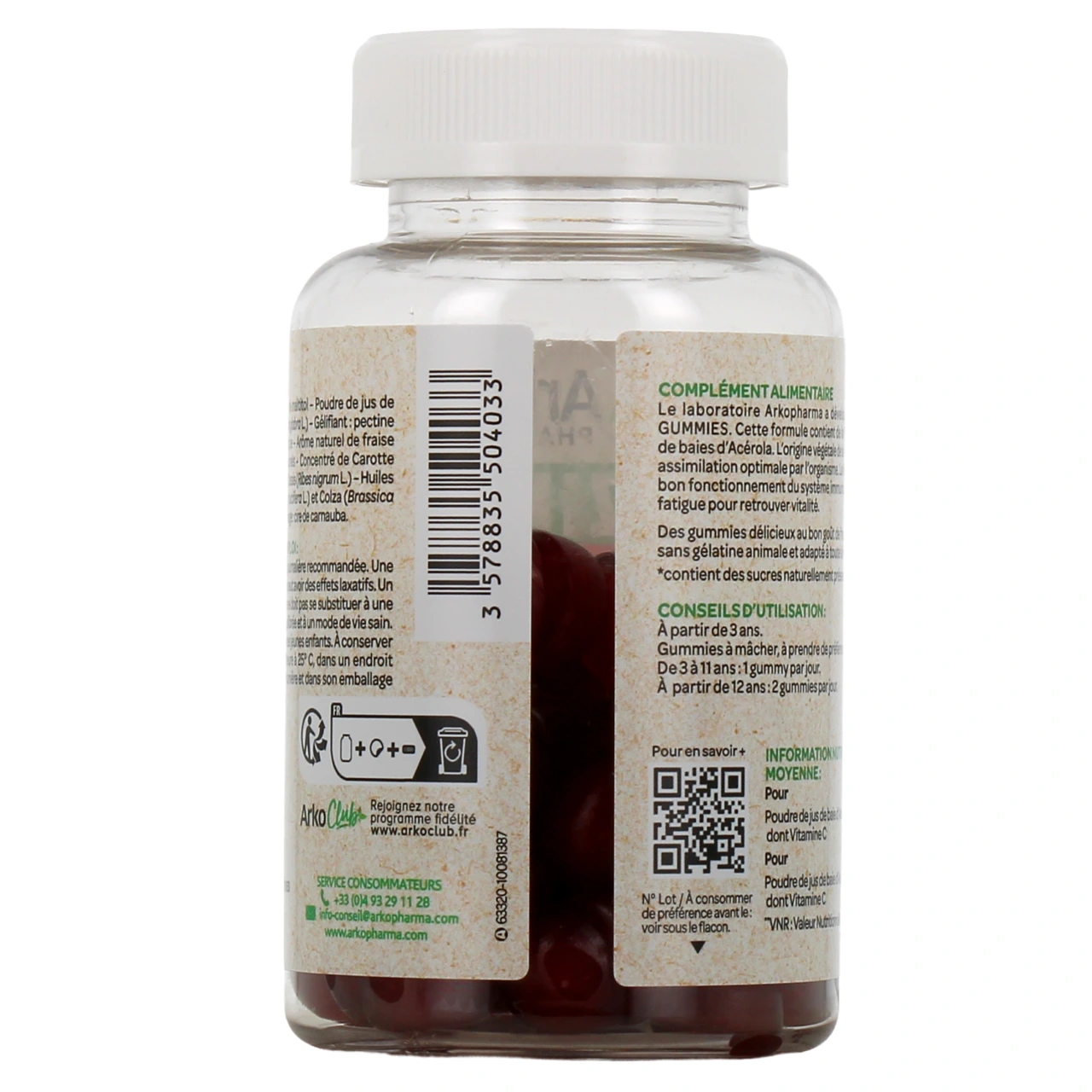 Azinc Acerola Gummies - Vue 3